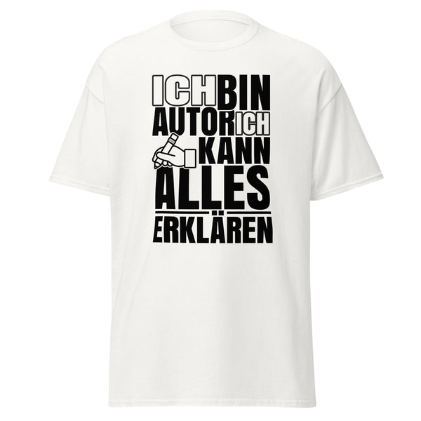 T-Shirt Classic - Ich kann alles erklären black White ein Produkt von SCHIETKRAM