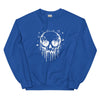 Sweatshirt - Melting Skull white Royal ein Produkt von SCHIETKRAM