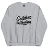 Sweatshirt - Goddess of Writing black Sport Grey ein Produkt von SCHIETKRAM