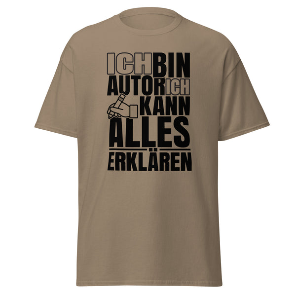 T-Shirt Classic - Ich kann alles erklären black Brown Savana ein Produkt von SCHIETKRAM