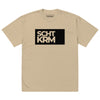 Oversized faded T-shirt - SCHTKRM black Faded Khaki ein Produkt von SCHIETKRAM
