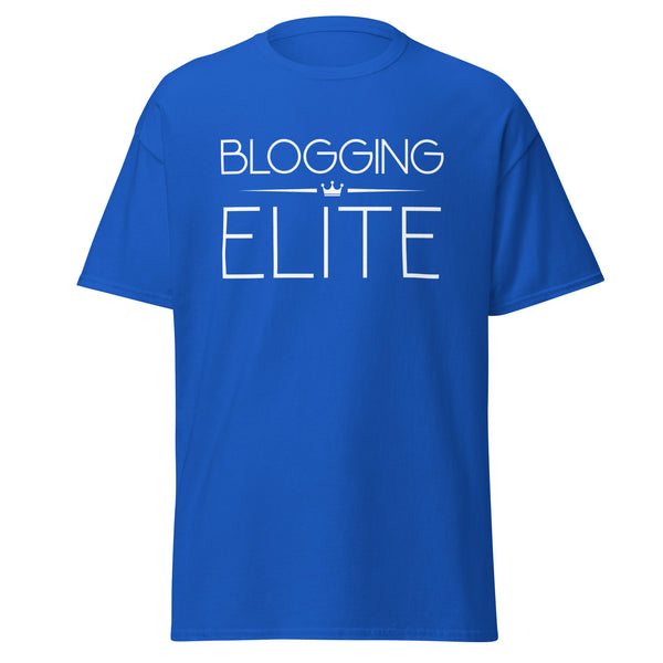 T-Shirt Classic - Blogging Elite white Royal ein Produkt von SCHIETKRAM