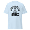 T-Shirt Classic - Easily Distracted by Books black Light Blue ein Produkt von SCHIETKRAM