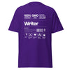 T-Shirt Classic - Writer white Purple ein Produkt von SCHIETKRAM
