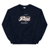 Sweatshirt - Mooonday by Wanderkraehe Navy ein Produkt von SCHIETKRAM