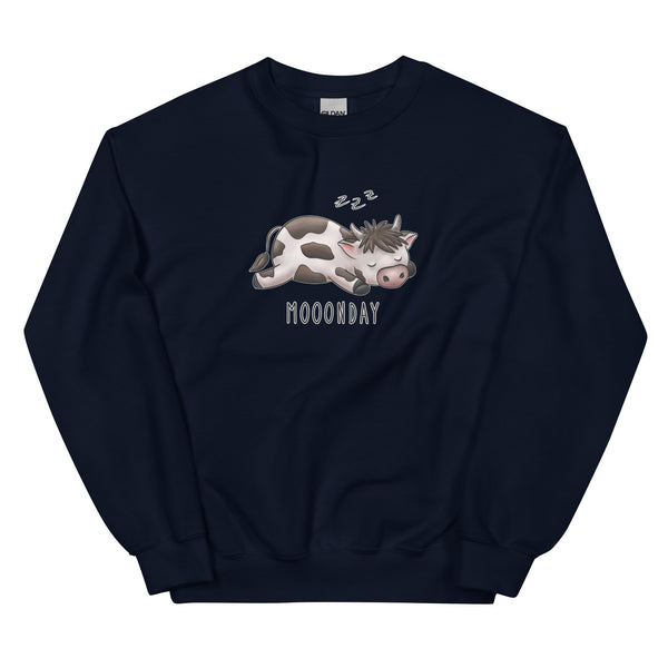 Sweatshirt - Mooonday by Wanderkraehe Navy ein Produkt von SCHIETKRAM