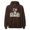 Hoodie Classic - I'm Genius Dark Chocolate ein Produkt von SCHIETKRAM