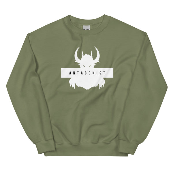 Sweatshirt - Antagonist white Military Green ein Produkt von SCHIETKRAM