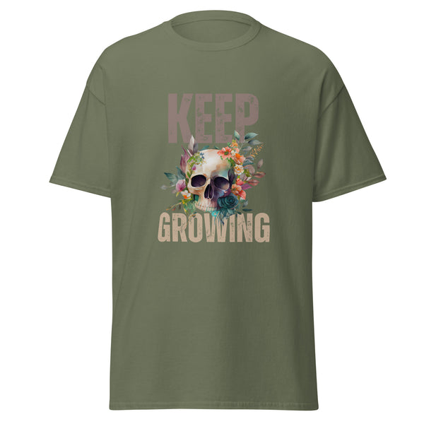 T-Shirt Classic - Keep Growing Military Green ein Produkt von SCHIETKRAM