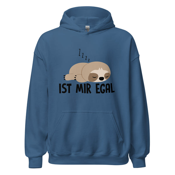 Hoodie Classic - Ist mir egal Indigo Blue ein Produkt von SCHIETKRAM
