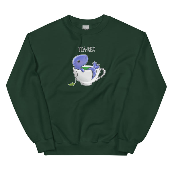 Sweatshirt - Dino by Wanderkraehe Forest Green ein Produkt von SCHIETKRAM