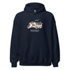 Hoodie Classic - Mooonday by Wanderkraehe Navy ein Produkt von SCHIETKRAM