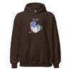 Hoodie Classic - Dino by Wanderkraehe Dark Chocolate ein Produkt von SCHIETKRAM