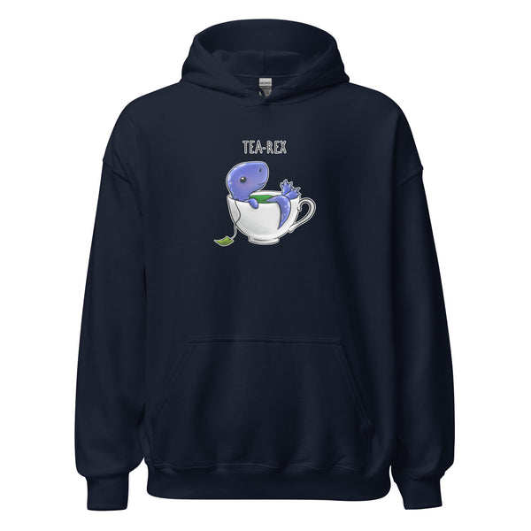 Hoodie Classic - Dino by Wanderkraehe Navy ein Produkt von SCHIETKRAM