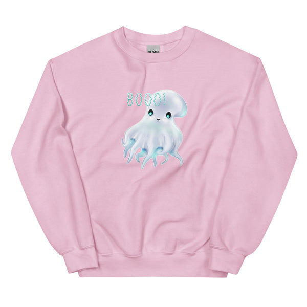 Sweatshirt - Ghostopus by Wanderkraehe Light Pink ein Produkt von SCHIETKRAM