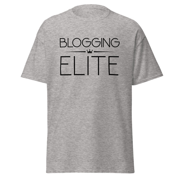 T-Shirt Classic - Blogging Elite black Sport Grey ein Produkt von SCHIETKRAM