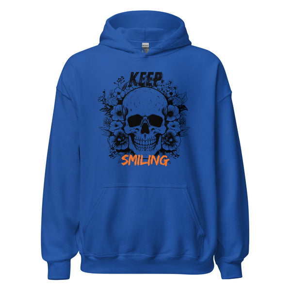 Hoodie Classic - Keep Smiling Royal ein Produkt von SCHIETKRAM