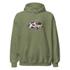 Hoodie Classic - Mooonday by Wanderkraehe Military Green ein Produkt von SCHIETKRAM