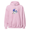 Hoodie Classic - Dino by Wanderkraehe Light Pink ein Produkt von SCHIETKRAM