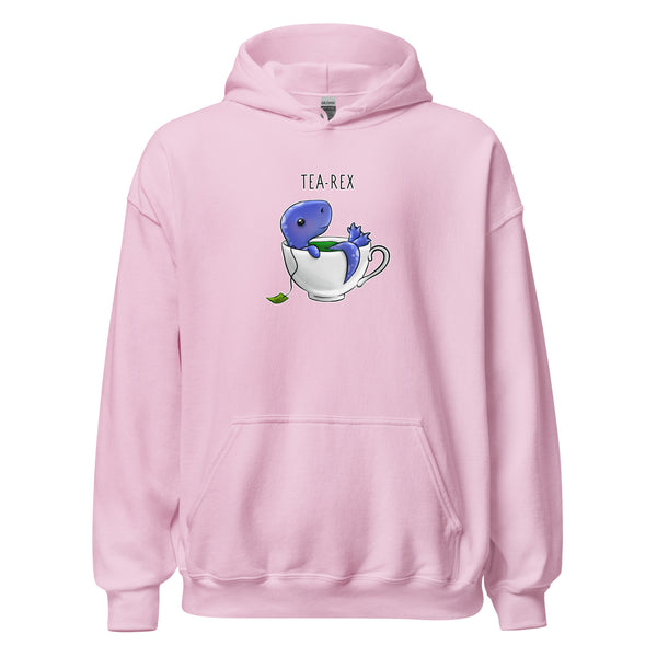 Hoodie Classic - Dino by Wanderkraehe Light Pink ein Produkt von SCHIETKRAM