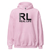 Hoodie Classic - Real Life black Light Pink ein Produkt von SCHIETKRAM