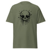 T-Shirt Classic - Melting Skull black Military Green ein Produkt von SCHIETKRAM