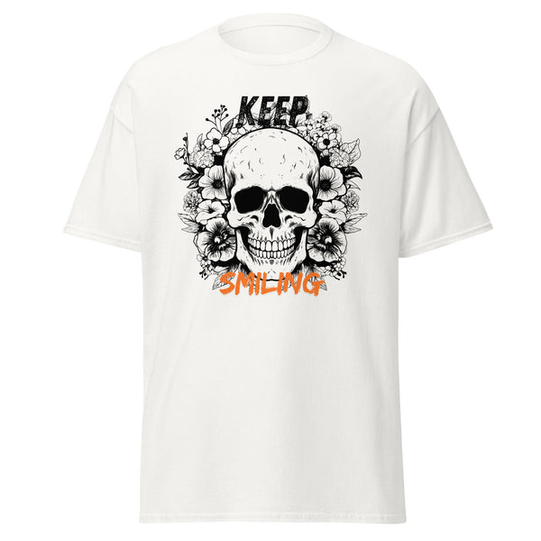 T-Shirt Classic - Keep Smiling White ein Produkt von SCHIETKRAM