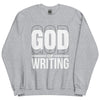 Sweatshirt - God of Writing Sport Grey ein Produkt von SCHIETKRAM