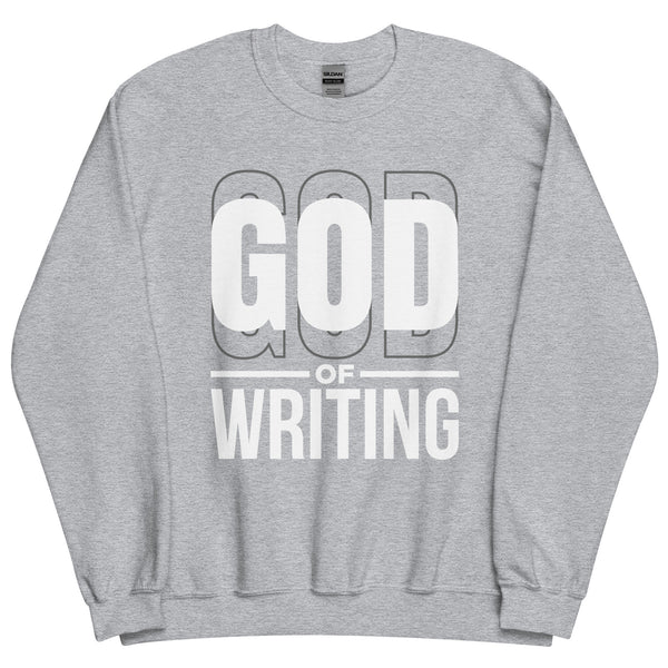 Sweatshirt - God of Writing Sport Grey ein Produkt von SCHIETKRAM