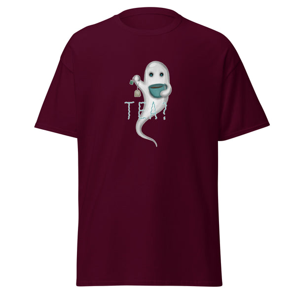 T-Shirt Classic - Tee-Geist by Wanderkraehe Maroon ein Produkt von SCHIETKRAM