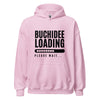 Hoodie Classic - Buchidee Loading black Light Pink ein Produkt von SCHIETKRAM