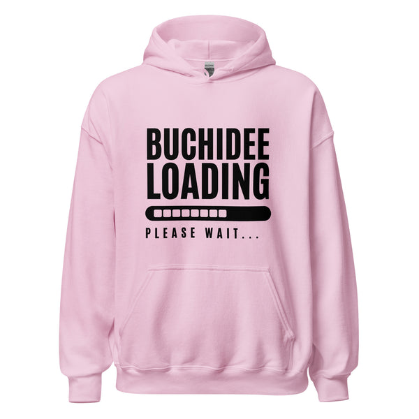 Hoodie Classic - Buchidee Loading black Light Pink ein Produkt von SCHIETKRAM