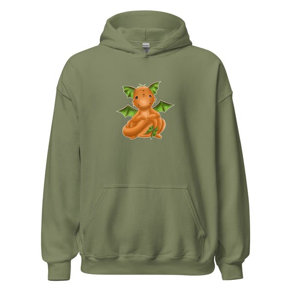 Hoodie Classic - Kürben-Drache by Wanderkraehe Military Green ein Produkt von SCHIETKRAM