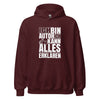 Hoodie Classic - Ich kann alles erklären white Maroon ein Produkt von SCHIETKRAM
