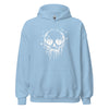 Hoodie Classic - Melting Skull white Light Blue ein Produkt von SCHIETKRAM