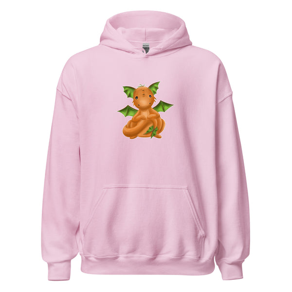 Hoodie Classic - Kürben-Drache by Wanderkraehe Light Pink ein Produkt von SCHIETKRAM