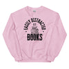 Sweatshirt - Easily distracted by Books black Light Pink ein Produkt von SCHIETKRAM