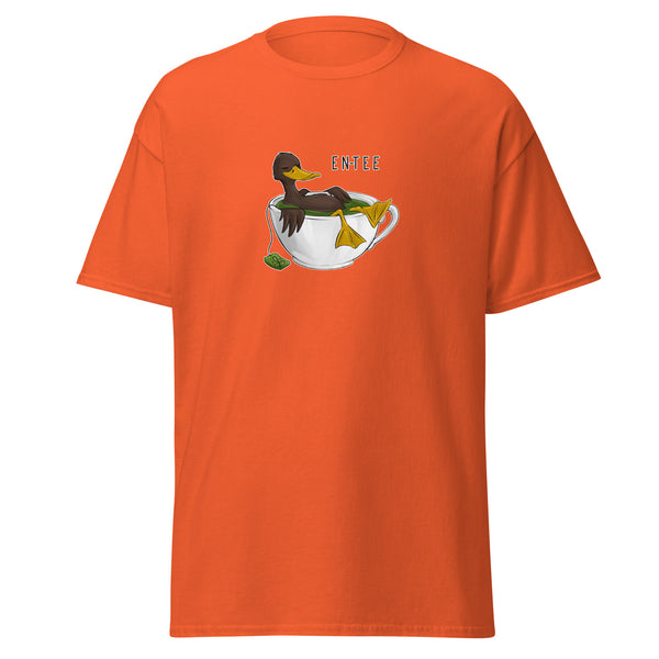 T-Shirt Classic - EnTee by Wanderkraehe Orange ein Produkt von SCHIETKRAM