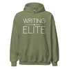 Hoodie Classic - Writing Elite white Military Green ein Produkt von SCHIETKRAM