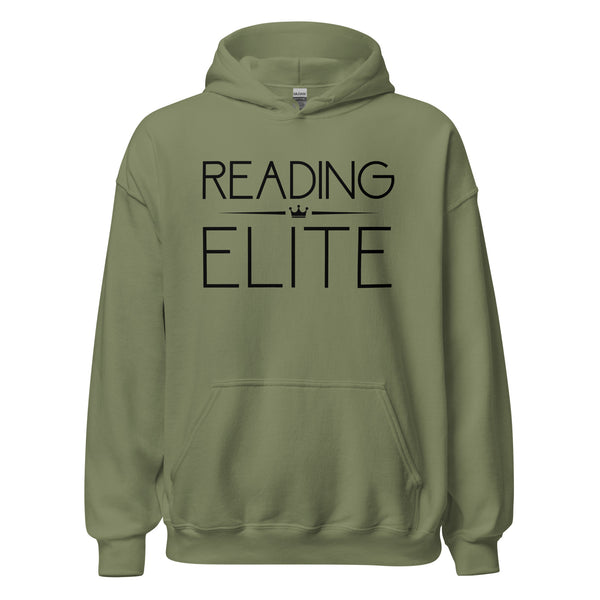 Hoodie Classic - Reading Elite black Military Green ein Produkt von SCHIETKRAM