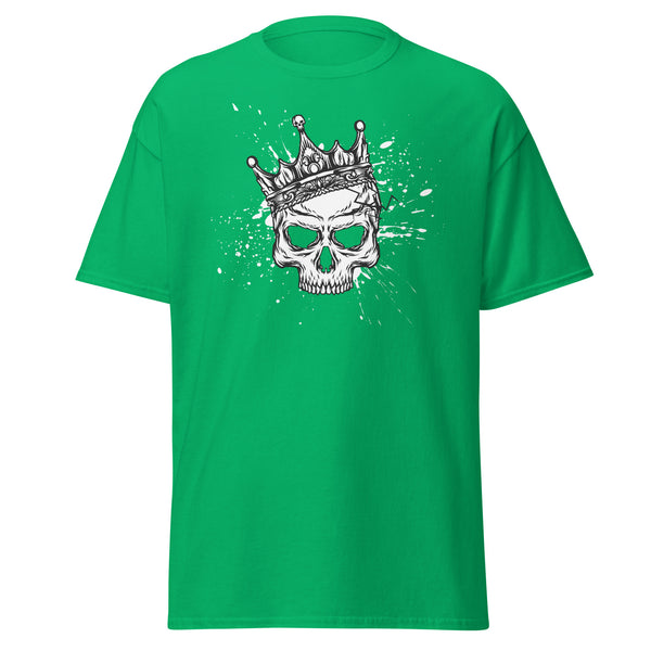 T-Shirt Classic - King Skull Irish Green ein Produkt von SCHIETKRAM