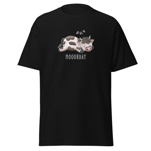 T-Shirt Classic - Mooonday by Wanderkraehe Schwarz ein Produkt von SCHIETKRAM