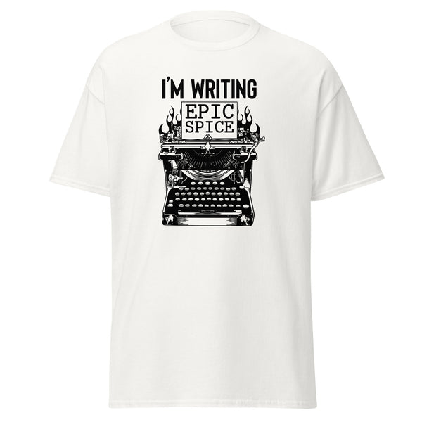 T-Shirt Classic - I'm writing epic spice black White ein Produkt von SCHIETKRAM