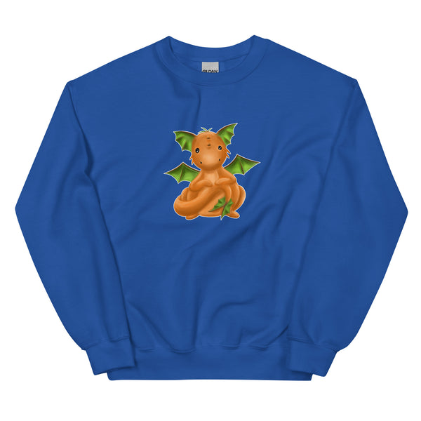 Sweatshirt - Kürben-Drache by Wanderkraehe Royal ein Produkt von SCHIETKRAM