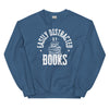 Sweatshirt - Easily distracted by Books white Indigo Blue ein Produkt von SCHIETKRAM
