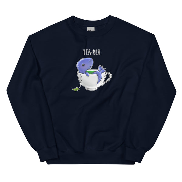 Sweatshirt - Dino by Wanderkraehe Navy ein Produkt von SCHIETKRAM