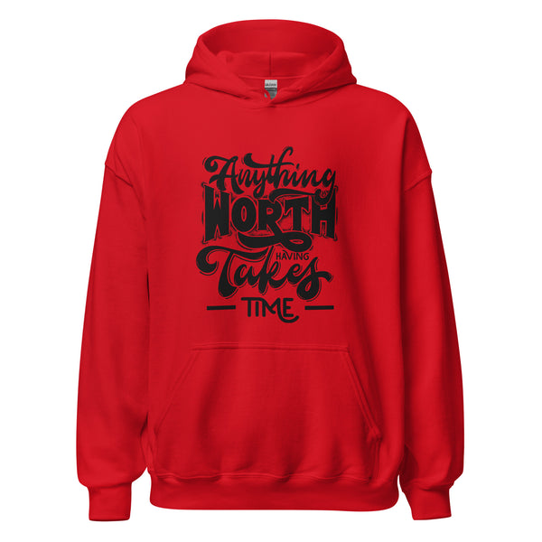 Hoodie Classic - Anything worth having black Red ein Produkt von SCHIETKRAM