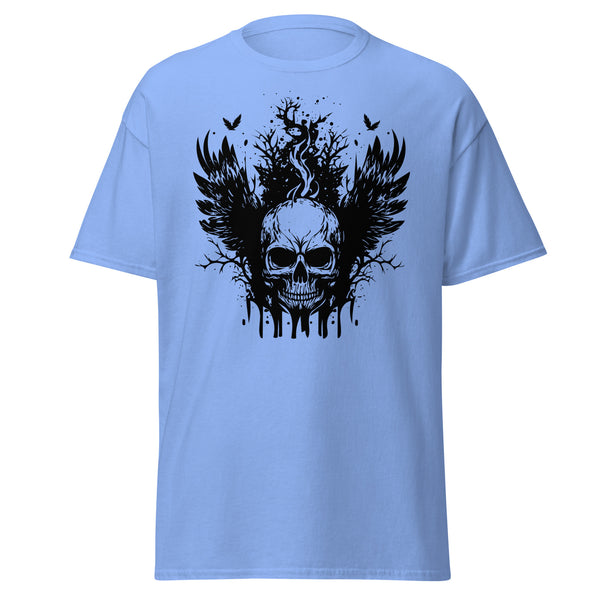 T-Shirt Classic - Angry Skull Carolina Blue ein Produkt von SCHIETKRAM