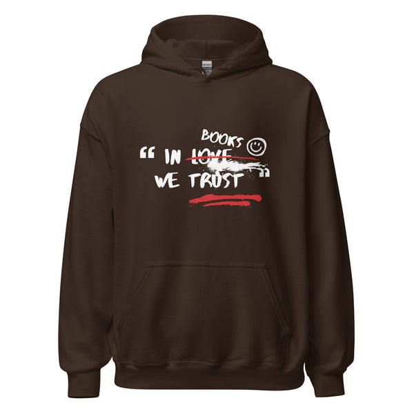 Hoodie Classic - In Books we trust Dark Chocolate ein Produkt von SCHIETKRAM