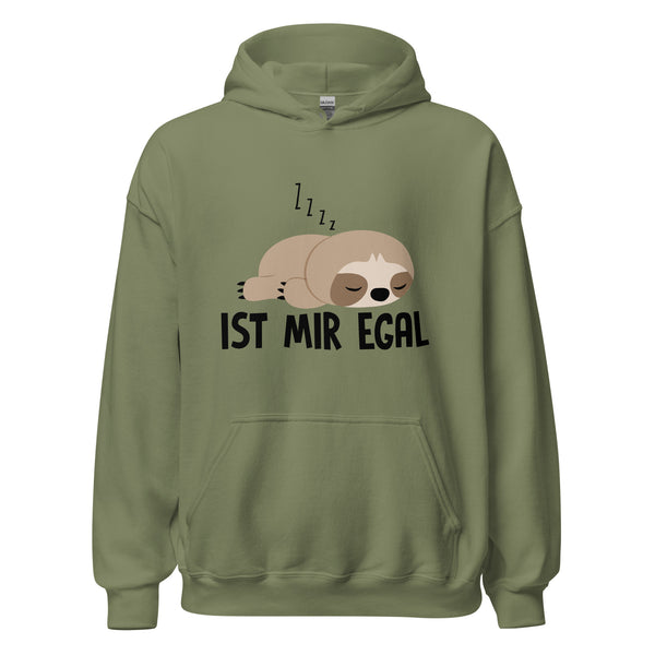 Hoodie Classic - Ist mir egal Military Green ein Produkt von SCHIETKRAM